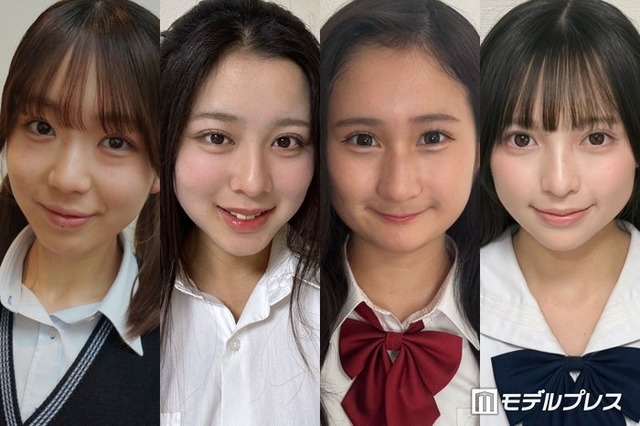 「高一ミスコン2026」暫定上位4人（提供写真）