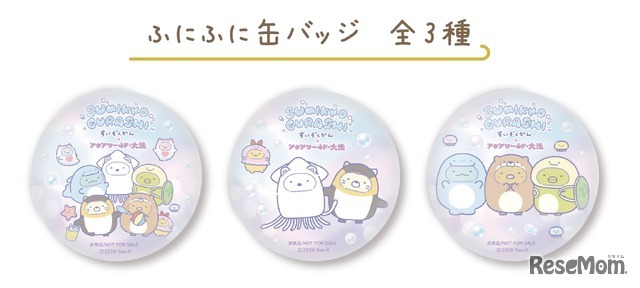 クイズラリー賞品 ふにふに缶バッジ