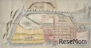 「横浜村御固人数宿割之図」安政元年（1854）、横浜開港資料館蔵