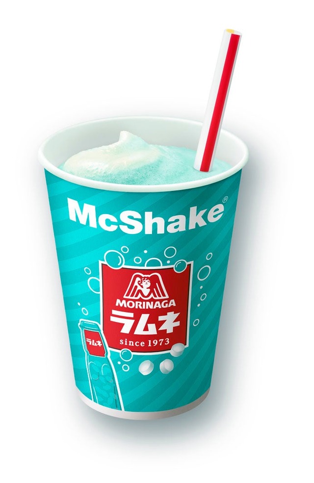 「マックシェイク 森永ラムネ」Sサイズ・税込190円～、Mサイズ・税込270円～（提供画像）