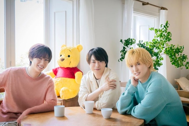 阿部亮平、櫻井翔、川島如恵留「プーさんタイム」スペシャルビジュアル（C）2026 Disney. Based on the 