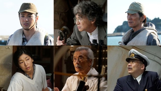左上から時計回りに山田裕貴、吉岡秀隆、佐々木蔵之介、田中美央、田中泯、安藤サクラ（C）2026 TOHO