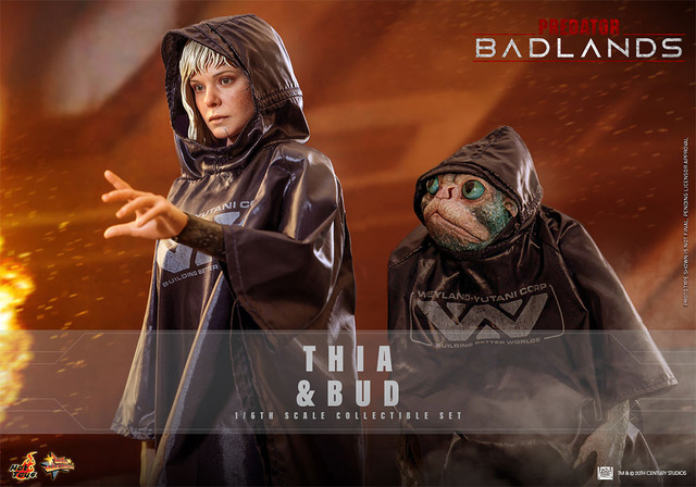 【ムービー・マスターピース】『プレデター：バッドランド』1/6スケールフィギュア　ティア＆バド & © 20th Century Studios