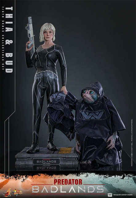 【ムービー・マスターピース】『プレデター：バッドランド』1/6スケールフィギュア　ティア＆バド & © 20th Century Studios
