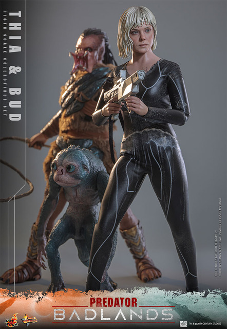 『プレデター：バッドランド』ティア＆バド 1/6スケールフィギュアが登場　レインポンチョが付属