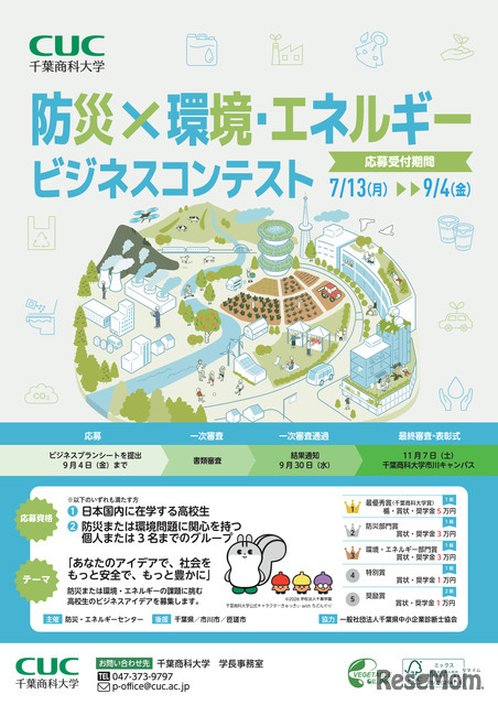 第1回全国高校生 防災×環境・エネルギービジネスコンテスト