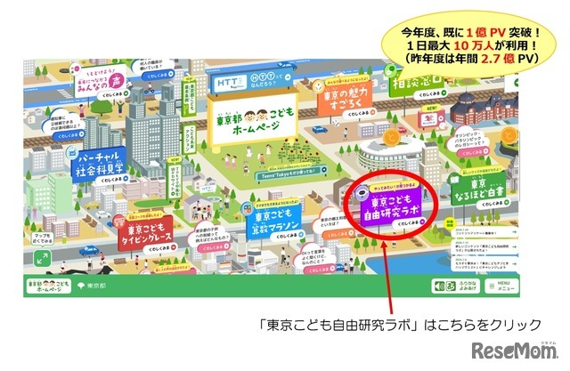 「東京こども自由研究ラボ」を公開