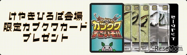 けやきひろば会場限定オリジナルカブクワカード
