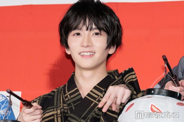 「口に関するアンケート」公開記念舞台挨拶に出席した板垣李光人（C）モデルプレス
