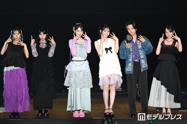 室はんな、向井怜衣、星乃あんな、鎮西寿々歌、大西利空／映画「だぁれかさんとアソぼ？」スペシャルステージ（C）モデルプレス