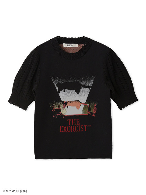 【THE EXORCIST】ハーフスリーブニット　BLK