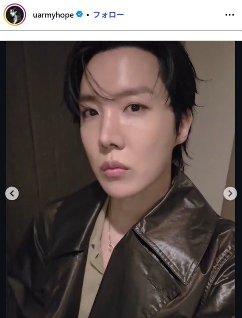 J-HOPE公式Instagramより