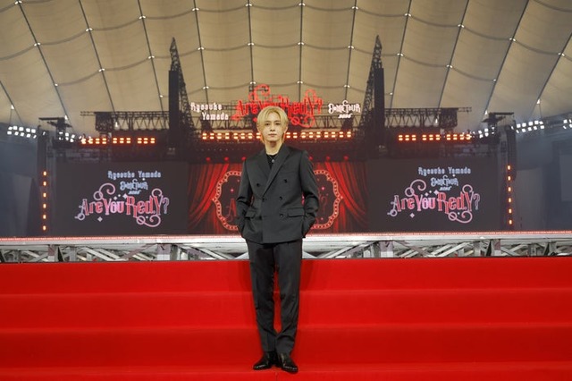 山田涼介「Ryosuke Yamada DOME TOUR 2026 Are You Red.Y?」囲み取材（提供写真）
