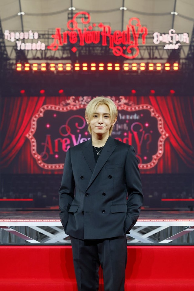 山田涼介「Ryosuke Yamada DOME TOUR 2026 Are You Red.Y?」囲み取材（提供写真）