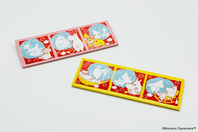 ロング缶バッジ　各605円（税込）