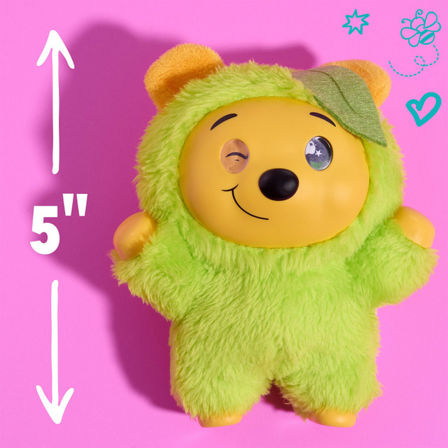 くまのプーさん（青リンゴ）【ハッピー・ホール】 『ディズニー』ぬいぐるみキーチェーン　フレッシュ・フルーツ