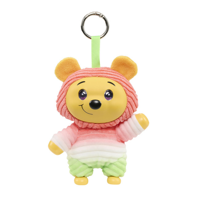 くまのプーさん（スイカ）／レア【ハッピー・ホール】 『ディズニー』ぬいぐるみキーチェーン　フレッシュ・フルーツ