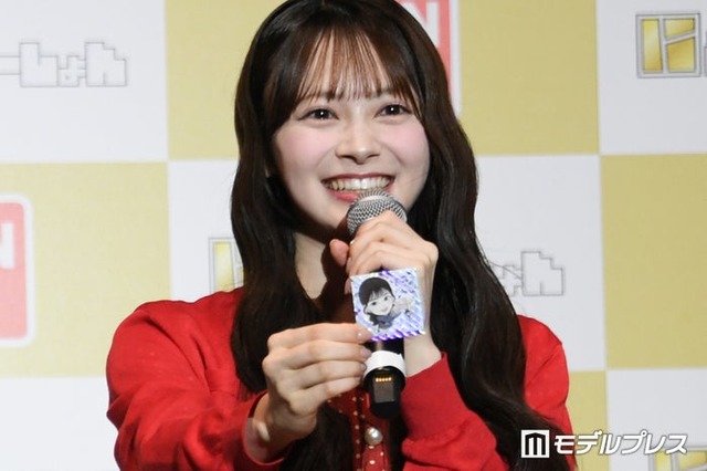新CM発表会に出席した伊藤百花（C）モデルプレス