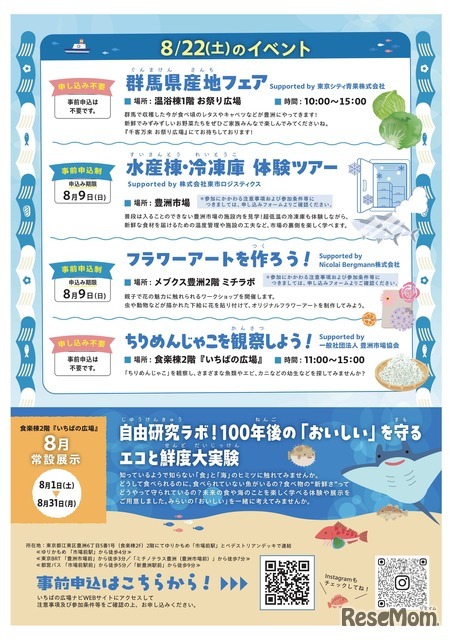 なつやすみは市場でたのしもう！