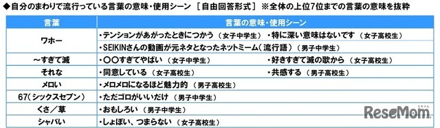 言葉の意味や使用シーン