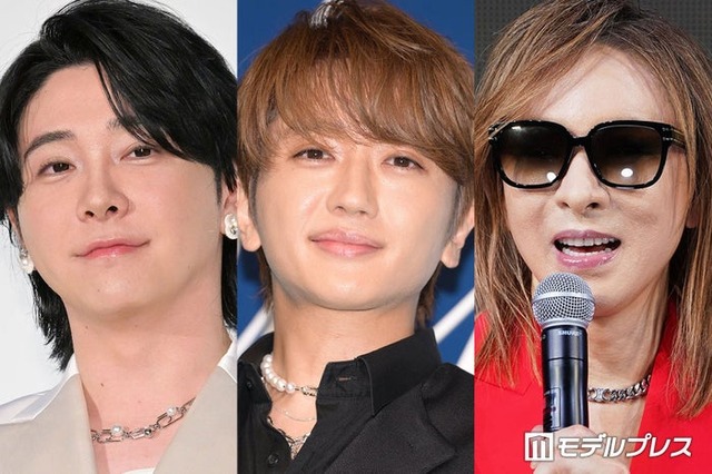 大森元貴／Mrs. GREEN APPLE、Nissy（西島隆弘）、大森元貴／Mrs. GREEN APPLE、YOSHIKI（C）モデルプレス