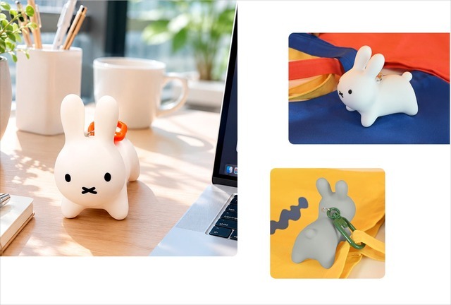 「ブルーナボンボン ぷっくりチャーム rabbit」Illustrations Dick Bruna © copyright Mercis bv, 1953-2026