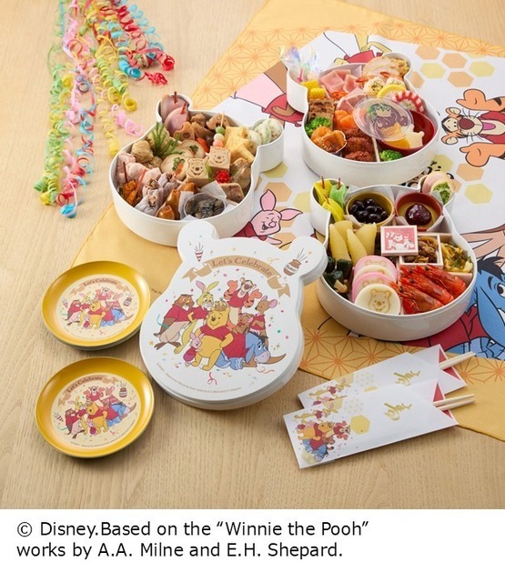 おせち・三段重「くまのプーさん」© Disney.Based on the “Winnie the Pooh” works by A.A. Milne and E.H. Shepard.