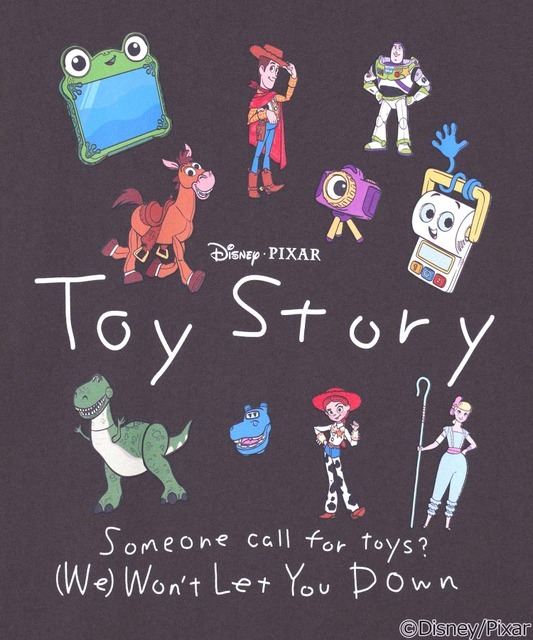 TOY STORY / CHARACTERS GRAPHIC S/S TEE ¥5,940(tax.inc)