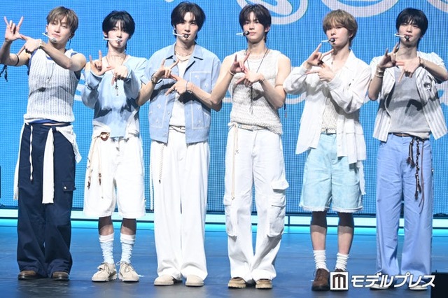 JIHOON（ジフン）、HANJIN（ハンジン）、YOUNGJAE（ヨンジェ）、DOHOON（ドフン）、KYUNGMIN（ギョンミン）、SHINYU（シンユ）／TWS（C）モデルプレス
