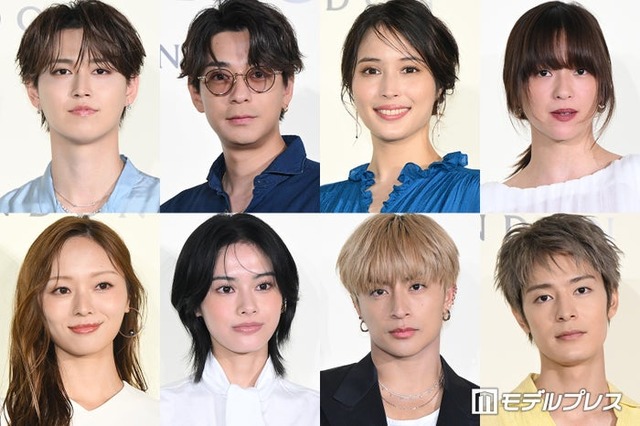 イベントに出席した（上段左から）白岩瑠姫、三浦翔平、広瀬アリス、中村アン（下段左から）梅澤美波、安斉星来、白濱亜嵐、塩野瑛久（C）モデルプレス