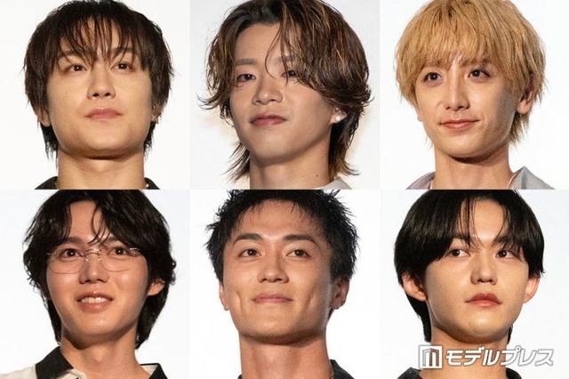 （上段左から）椿泰我、森愁斗、小西詠斗（下段左から）小泉光咲、砂田将宏、長野蒼大（C）モデルプレス