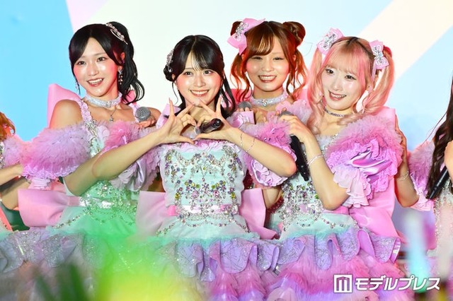 野口衣織、佐々木舞香、大場花菜、齋藤樹愛羅／＝LOVE（C）モデルプレス