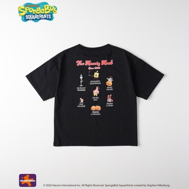 【KIDS】 スポンジ・ボブ プリントTシャツ　￥2,990(税込)