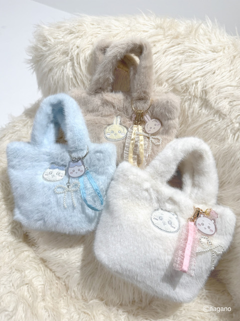 【ちいかわ/dazzlin　specialcollection】モコモコフリルバッグ