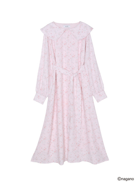 【ちいかわ/dazzlin　specialcollection】フラワーパターンワンピース