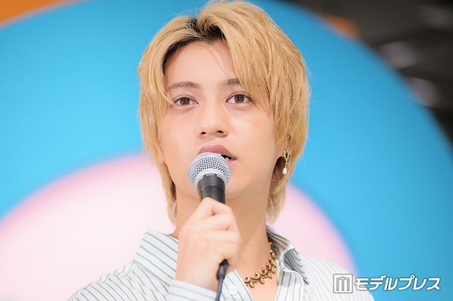 「ETRO per Kaito Takahashi」カプセルコレクションのメディア取材会に出席した高橋海人（C）モデルプレス