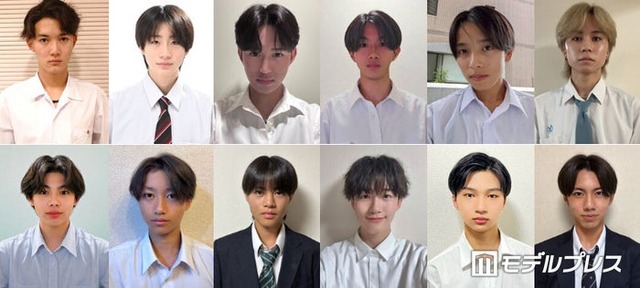 「男子高生ミスターコン2026」候補者の一部（提供写真）