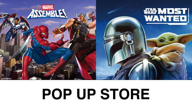 「MARVEL POP UP STORE」「STAR WARS POP UP STORE」©2026 MARVEL ©＆Lucasfilm Ltd.
