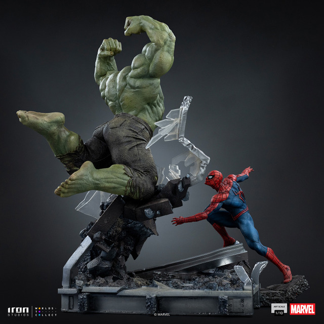 『マーベル』 【アイアン・スタジオ　スタチュー】「アートスケール」1/10スケール　スパイダーマン vs ハルク