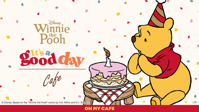 「くまのプーさん」OH MY CAFE© Disney. Based on the 
