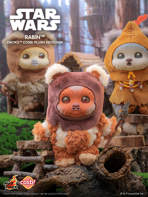 ラビン　コスビ・ぬいぐるみキーチェーン『スター・ウォーズ／イウォーク物語』トレーディング・シリーズ2