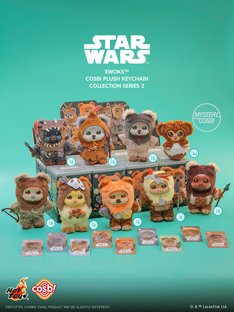 コスビ・ぬいぐるみキーチェーン『スター・ウォーズ／イウォーク物語』トレーディング・シリーズ2