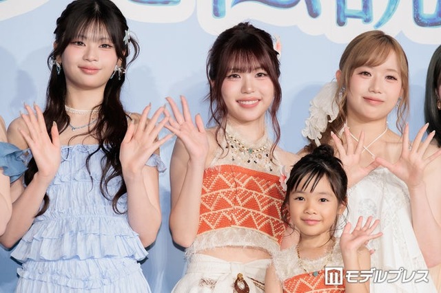 「モアナと伝説の海」大ヒット御礼イベントに出席したRINON、TSUZUMI、倉田瑛茉、KEIKO（C）モデルプレス