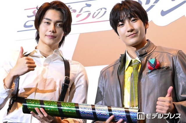 バトンタッチイベントに出席した今井竜太郎、秋谷郁甫（C）モデルプレス