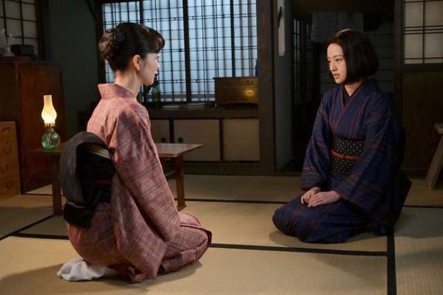 見上愛、上坂樹里「風、薫る」第99話（C）NHK