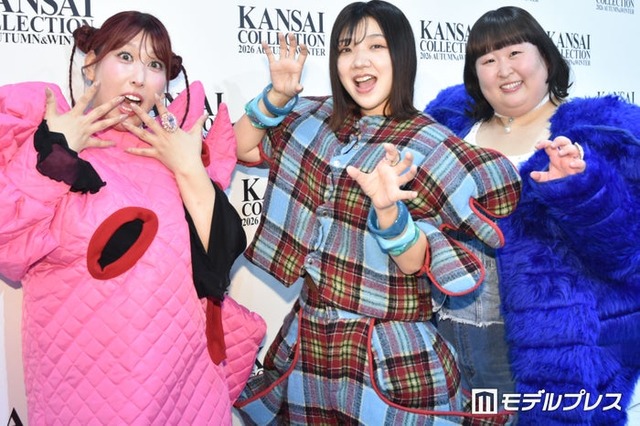 「関コレ」囲み取材に応じた3時のヒロイン（C）モデルプレス
