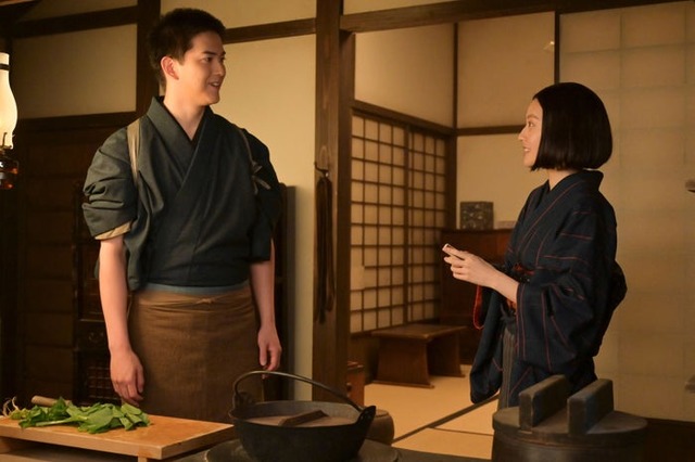 甲斐翔真、上坂樹里「風、薫る」第101話（C）NHK