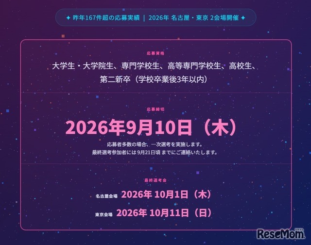 ユメカタリ 学生生成AIコンテスト2026、募集概要