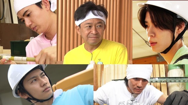 （上段左から）高地優吾、城島茂、松島聡（下段左から）藤原丈一郎、森本慎太郎（C）日本テレビ