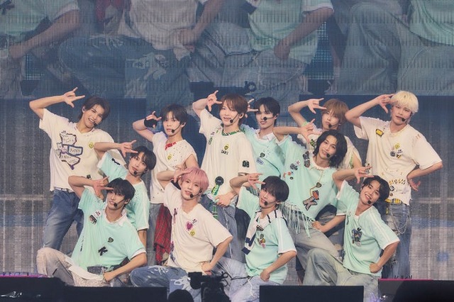 『2026 KO1KEYZ 1ST FAN MEETING』8月21日公演／（左から）YUKI、SIYOUNG、RYOGA、KOSUKE、YOSHIKI、DAIKI、YURA、SHINHAENG、KEITO、TOWA、ISSA、RYUJI（C）LAPONE ENTERTAINMENT